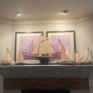 Large Sailboat Collection - 9 total